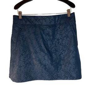 Orvis Blue Textured Skort